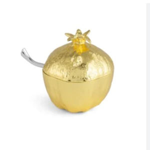 Forma de tuerca dorado decorativo aluminio metal mini tamaño hermoso diseño tuerca cuenco - Product Image 4