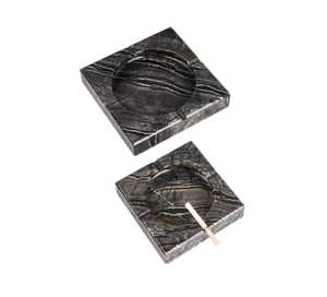 Cendrier en marbre classique fait main de qualité supérieure, sans fumée, écologique, élégant et poli pour la voiture, la maison et le bureau - Product Image 4