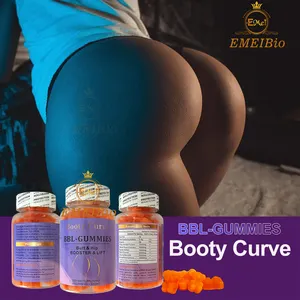 Private Label Maca Root Big Butt Booty Lift Hip E Bumbum Alargamento Bumbum Enhancement BBL-Gomas Para Nádegas