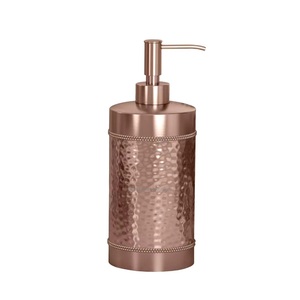 Distributeur de savon de lotion de shampooing liquide en acier inoxydable fini cuivre d'aspect de qualité supérieure pour accessoire de salle de bain d'hôtel à la maison - Product Image 5