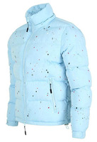 Blouson bomber matelassé réversible pour homme, imperméable et respirant, avec patchwork, fermeture éclair, rayures, grandes tailles, pour usage extérieur, produit OEM
