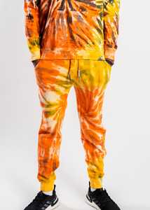 Ensemble de sweatsuit unisexe décontracté Tie Dye, un mélange de confort et de confort que je porte tous les jours et relaxant à l'intérieur avec un cordon de serrage - Product Image 5
