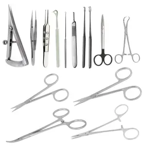 Juego de Cirugía de blefaroplastia, 14 Uds., párpado básico, plástico, ojo General, traqueotomía Nasal menor, instrumentos quirúrgicos - Product Image 1