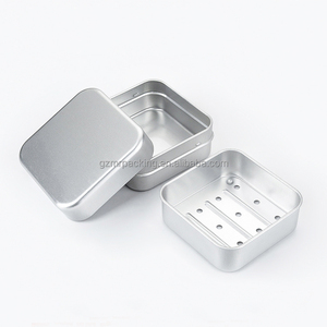 Vente d'usine argent carré en aluminium pot boîte en fer blanc peut pour <span class=keywords><strong>savon</strong></span> <span class=keywords><strong>voyage</strong></span> étain <span class=keywords><strong>porte</strong></span>-<span class=keywords><strong>savon</strong></span> boîte avec couvercle vide pots de <span class=keywords><strong>savon</strong></span> cosmétique - Product Image 2