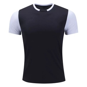 Camiseta de fútbol duradera de 100% poliéster para hombre, antiarrugas, antibacteriano, secado rápido, colores personalizables/logotipos, venta al por mayor disponible - Product Image 4