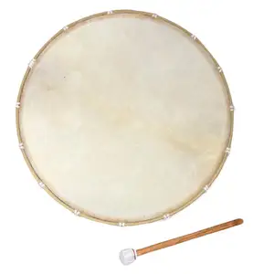 50cm Diameter Shamanic Sami hand drum with wooden beater