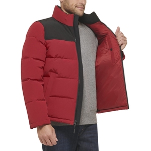 Veste matelassée pour hommes de haute qualité OEM et ODM 100% coton dernier modèle avec col montant pour le placement du logo avant en hiver - Product Image 2