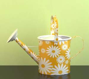 Arroseur en métal émaillé avec autocollants de couleurs assorties pour l'arrosage des plantes, pépinière, jardin, compost, serre, pliable - Product Image 3