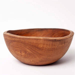 Bol à pâte en bois de créateur pour la cuisine ou les fêtes Article de cuisine à l'aspect naturel - Product Image 4