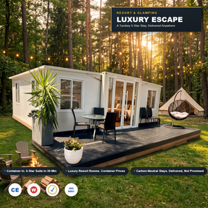 Resort de Contenedores de Lujo Aprobado por SGS, Villa Prefabricada Expandible de 40 pies para Cadenas de Hoteles en Destinos Tropicales - Product Image 1