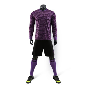 Men’s Long Sleeve Soccer Jersey Set <b>Plain</b> Football Uniform Team Design <b>Tracksuit</b> High Quality Soccer Kit Custom Sportswear - Product Image 4