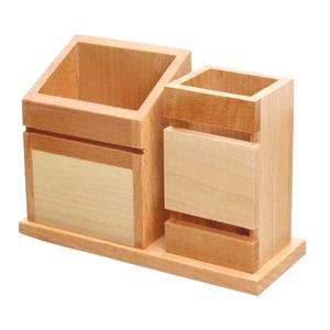 Hot Sale Walnut-Finished Multi-Functional <b>Pen</b> Pencil <b>Holder</b> Case Office <b>Desk</b> Organizer <b>for</b> Table Top Decor and <b>Pen</b> Storage - Product Image 4
