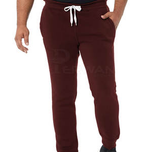 Ropa deportiva para hombre con logotipo personalizado, pantalones de entrenamiento informales rectos de cintura alta ligeros, aspecto lavado de algodón para uso en exteriores - Product Image 4