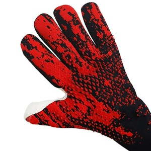 Guantes de portero de cuero de alta calidad a prueba de agua y diseño de logotipo personalizado Guantes de portero de fútbol OEM con calidad asegurada - Product Image 5