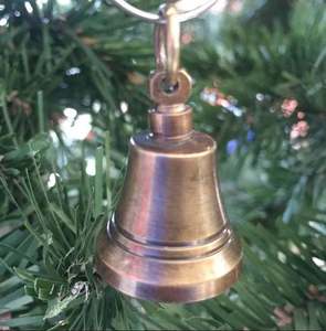 Ornement de Noël vintage en forme de cloche, vente en gros, décoration murale pour arbre de Noël, maison, Noël, Nouvel An, fabriqué en Inde - Product Image 2