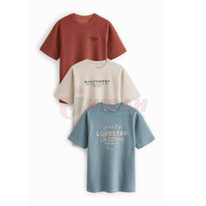 T-shirts personnalisables pour hommes 100% coton de haute qualité Style léger formel solide col roulé à manches courtes respirant personnalisé - Product Image 1