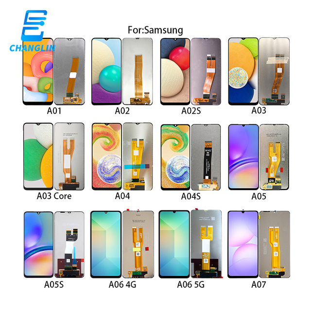 Original Mobile Phone LCDs Screen for Samsung Galaxy A03 Core A04 A04S A05 A05S A06 4G A06 5G A07 Digitizer Assembly Replacement