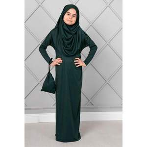 Vestido de oración para niños Hijab Esmeralda - Product Image 3