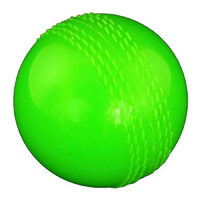 Balle de cricket en caoutchouc souple, écologique, durable, de haute qualité, légère, rebond maximale, disponible en différentes couleurs et tailles.