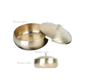 Servidor de dulces de chocolates de Color dorado de Metal hecho a mano Calidad Premium Personalizar tamaño y forma Servidor de frutos secos - Product Image 3