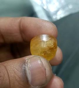 ในห้องทดลองสร้างพลอยโปแลนด์และทรงกลมแกะสลักอัญมณีสีเหลืองอำพันสำหรับเครื่องประดับที่ไม่ซ้ำกัน - Product Image 1