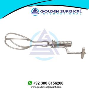 Pince obstétrique OEM Neville Barnes avec poignée Simpson, longueur totale 400mm Instruments chirurgicaux de chirurgie de gynécologie médicale - Product Image 2