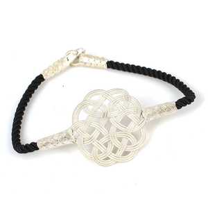 999 Ayar Gm Siyah pli Kazaz Bileklik Fine <b>String</b> <b>Bracelets</b> - Product Image 4