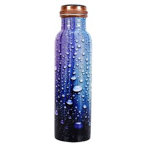 Ayurveda Health Benefit Superior Quality Mango Shake & Juice Drinking Copper Bottle for Drinking Milk and Water Copper Bottle - Product Image 3