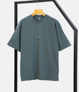 T-Shirt Homme Épaule Goutte Surdimensionné 100% Coton 240 GSM Style Décontracté Logo Brodé Personnalisé Couleur Unie du Bangladesh - Product Image 2