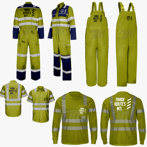 Vêtements de sécurité réfléchissants haut de gamme Prix d'usine Chemise en polyester à boutons en vrac pour les professionnels qualifiés Crew Necks - Product Image 1
