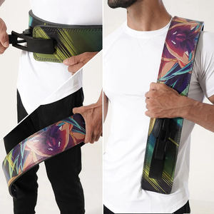 เข็มขัดหนังอนิเมชั่นเข็มขัดยกน้ำหนักเข็มขัดอนิเมชั่นสำหรับยิมฟิตเนส - Product Image 4