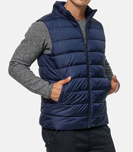 เสื้อแจ็คเก็ตพัฟเฟอร์ผู้ชายขายดีสำหรับฤดูหนาว ไซส์ใหญ่ คอสูง เสื้อโค้ทผู้ชาย ขายส่งเสื้อแจ็คเก็ตพัฟเฟอร์ - Product Image 4