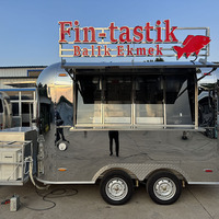 Mini-cuisine mobile, équipement de restauration rapide, remorques de restauration rapide, remorque à café, kiosque BBQ, maison de restauration, remorque de rue à traction automobile