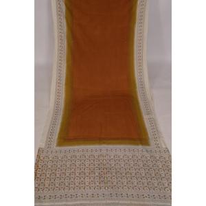 Tela de seda viscosa india, 5 yardas, Material de Sari Floral bohemio Vintage para costura, acolchado, confección y proyectos de bricolaje - Product Image 1