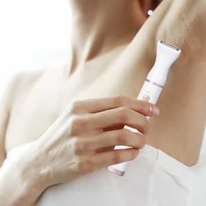 Rasoir électrique 5-en-1 pour femmes, IPX7, recharge USB, acier inoxydable, lavable, pour poils du nez, sourcils, visage, jambes, aisselles - Product Image 3