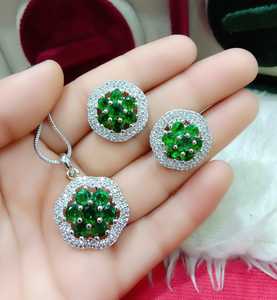 Elegant American Diamond <b>Necklace</b> Set with Red Stone for Women Wedding Party Wear Jewelry For Women - Product Image 4