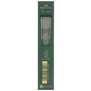 Crayon à mine Faber-Castell TK 9071 2 mm 2B, 10 unités/paquet - Product Image 1