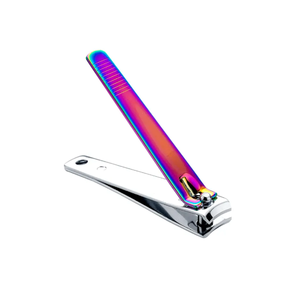 Cortaúñas profesional de acero al carbono y plata, cortador de uñas grande con lima de uñas para salones de uñas de ANAAIF - Product Image 4