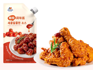 Paquete de 1 kg de Salsa <span class=keywords><strong>Agridulce</strong></span> Coreana, Salsa Picante para <span class=keywords><strong>Pollo</strong></span> Frito, Pedidos Comerciales al por Mayor - Product Image 5