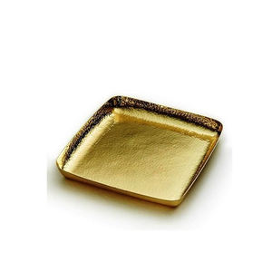 Bandeja de servicio redonda de Metal de alta calidad, con mango de latón con acabado de plata para hoteles y restaurantes - Product Image 3