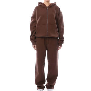 2025 Venta al por mayor personalizado Jogger Set para hombres Venta caliente Color personalizado transpirable Jogging Wear Zip Up Chándal para hombres - Product Image 2