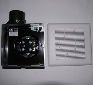 พัดลมระบายอากาศ100CFM ในห้องน้ำพร้อมฟังก์ชั่นเซ็นเซอร์ความชื้น - Product Image 2