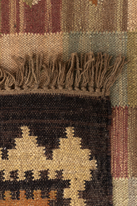 พรมอินเดียพรมทอมือพรมผ้าฝ้ายตกแต่งพื้นทำด้วยมือขายส่งพรม hurrie พรมบริการที่กำหนดเอง - Product Image 5