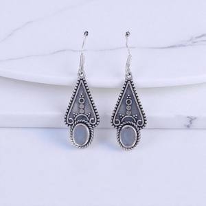 Boucles d'oreilles en argent 925 avec pierres précieuses Labradorite de qualité supérieure - Product Image 2