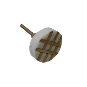 Boutons d'armoire en marbre artisanal du fabricant indien pour hôtels Vente en gros directe à bas prix - Product Image 1