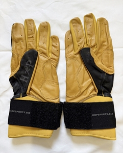 Gants de frappeur de baseball et de softball professionnels pour hommes et femmes Gants de frappeur ambidextres en cuir personnalisés Taille L Taille S à XXL - Product Image 3