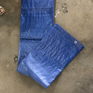 Lona textil de PE para exteriores, lámina de plástico resistente al agua, estilo liso con ojales de aluminio para lana y telas mezcladas - Product Image 6