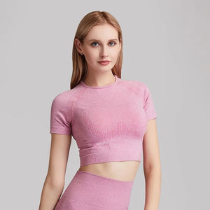 ผู้หญิงกีฬา Bra GYM กีฬาโยคะยืดหยุ่นBreathableวิ่งออกกําลังกายผู้หญิงฟิตเนส GYM Braขนาดกลางสนับสนุนไม่มีรอยต่อกีฬา Bra - Product Image 6