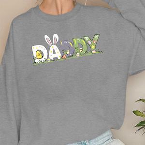 DADDY avec des décorations de Pâques sweats pour femmes - Product Image 5