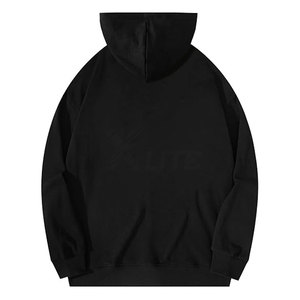Sweat à capuche moderne à broderies, 100% coton molletonné, chaud, élégant, streetwear, avec poche pour les tenues décontractées d'hiver - Product Image 2